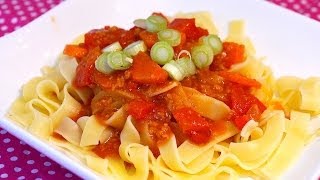 Vegane BologneseSauce  einfachKochen [upl. by Arodnahs359]