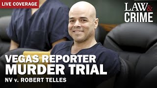 LIVE Vegas Reporter Murder Trial — NV v Robert Telles — Hearing [upl. by Erastus560]