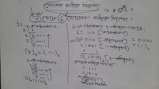 ২পরিপূরকের সাহায্য যোগের মাধ্যমে বিয়োগ  hsc ict class 3rd chapter number system  2s complement [upl. by Nahttam]