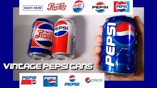 Pepsi Limited Edition Cans w vintage logos PepsiCo Greece 2019 [upl. by Sachiko]