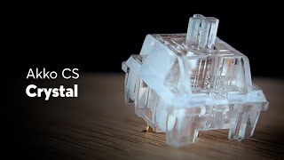 Ultimate Akko CS Crystal Switch Sound Test and Review [upl. by Savil]