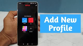 how to add new profile in netflix  create profile netflix [upl. by Abana741]