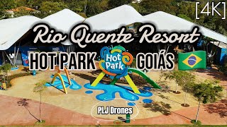 184  4K  Drone  Hot Park Rio Quente Resort  Goiás drone parqueaquático parqueacuatico goiás [upl. by Sweyn488]