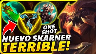 😱¡EL NUEVO REWORK de SKARNER y LA BUILD TERRIBLE que ONE SHOTEA de 3 AUTOATAQUES BRUTAL [upl. by Atikahs]