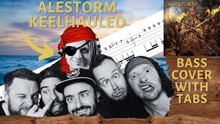 Alestorm  Keelhauled Bass Cover with tabs [upl. by Annatsirhc687]