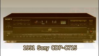 1991 Sony CDPC715 [upl. by Roxie338]