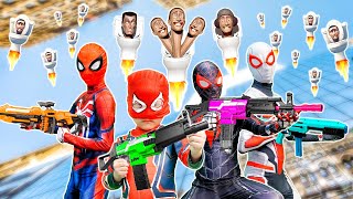 What If ALL COLOR SPIDERMAN In 1 House KID SPIDER MAN amp SpiderMan Are KIDNAPPED SuperHero Movie [upl. by Beckett]