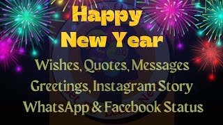 The Best New Year Wishes Quotes MessagesStatus Greetings for Friends Family Relatives [upl. by Khanna]