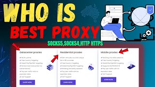 Who Is Best Proxy Server 🌐Providers in 2024 Free amp Paid Proxy Server Quality [upl. by Hepzi]