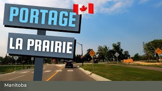 Tour around City of PORTAGE LA PRAIRIE Manitoba  Canada 4K [upl. by Isahella]