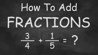 How To Add Fractions  Fast and Easy fraction addition [upl. by Sandstrom]