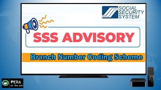 SSS Advisory SSS Number Coding Scheme sa pagpunta sa SSS Office [upl. by Cusack]