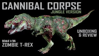 Rebor ™ Cannibal Corpse  Zombie TRex  Tyrannosaurus Rex  Jungle Version  Unboxing amp Review [upl. by Luoar280]