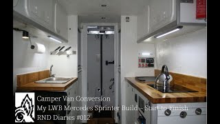 Full Build Starttofinish of my LWB Mercedes Sprinter Camper Van Conversion RND Diaries 012 [upl. by Bui]