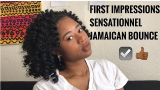 First Impressions Sensationnel Jamaican Bounce Crochet Hair [upl. by Norred]