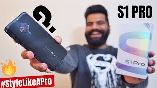 vivo S1 Pro Unboxing amp First Look  Diamond Camera Design StyleLikeAPro 🔥🔥🔥 [upl. by Ynaffets]