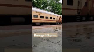 Marusagar SF Express Ernakulam  Ajmer [upl. by Icats]