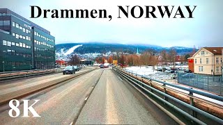 Discover Drammen Norway A Scenic Tour of Streets Rivers Bridges and Majestic Mountains [upl. by Nowahs950]