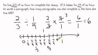 Dividing Fractions To Solve Word Problems [upl. by Eiclek]