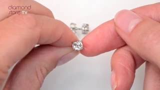 White Gold 1ct Classic Diamond Stud Earrings  FG23 [upl. by Annailuj]