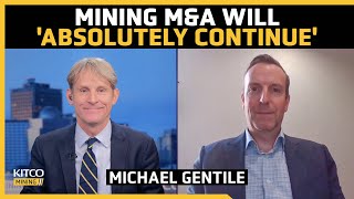 Its a lot cheaper to buy projects  Michael Gentile on why mining MampA will keep rolling [upl. by Atinhoj805]