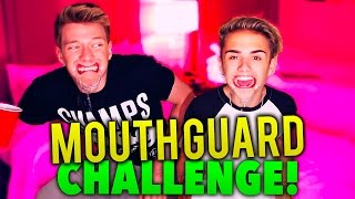 MOUTH GUARD CHALLENGE W COLLINS KEY [upl. by Bradway]