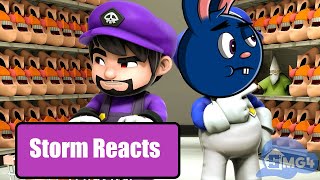 Storm Reacts SMG4 and SMG3 Shop For Cursed Items [upl. by Madlen]