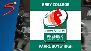 MampF Premier Interschools Grey College vs Paarl Boys High 1st Half [upl. by Barboza]