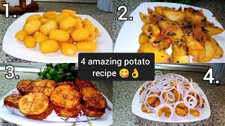 guteka Ibirayi Muburyo 4 cooking 4 Amazing Potato Recipes in different ways [upl. by Nairret582]