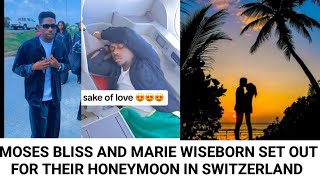 Moses Bliss And Marie WiseBorn Set Out For Their Honeymoon In Switzerland ❤️❤️ [upl. by Aicertap813]