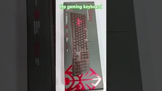 Hp Omen Gaming keyboard gamingkeyboardrgbbacklighthpomengamingpc [upl. by Thedrick]