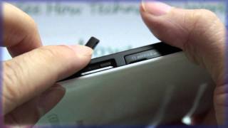 Samsung GALAXY Tab Inserting the SIM Card [upl. by Kurman]