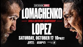 Lomachenko vs Lopez Full fight HD 101720 [upl. by Oknuj112]