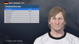 Jurgen Grabowski face PES 2017 [upl. by Flin334]