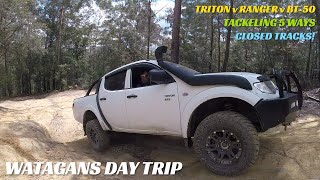 Watagans day trip NSW  5 ways amp bush tracks  4WD [upl. by Aihsemek999]