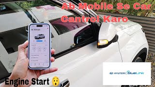 Bluelink All Features Explain In Detail  Control You Car Using Mobile [upl. by Osman]