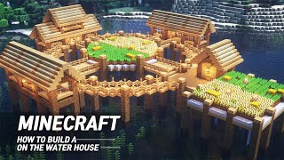 Minecraft Tutorial  How To Build A House On Water quot 2020 Easy Tutorial Juns MABquot 77 [upl. by Aem]