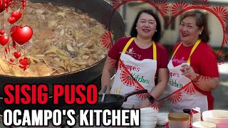 Sisig Puso Valentines Special  Ocampos Kitchen [upl. by Pollack]