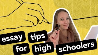 Scholarship Essay Tips for High School Students [upl. by Nnaeirb]