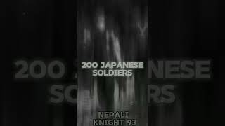 THE GREAT LACHHIMAN GURUNG🇳🇵🗿VS 200 JAPANESE SOLDIER viral edit nepal gorkha [upl. by Ahseit]