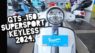 VESPA GTs 150 SUPER SPORT KEYLESS WHITE INNOCENZA ‼️ [upl. by Ladiv386]