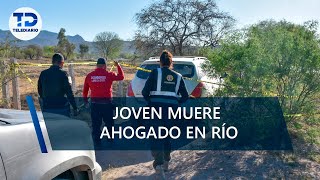 Muere joven tras ahogarse después de meterse a nadar al río [upl. by Sabec]