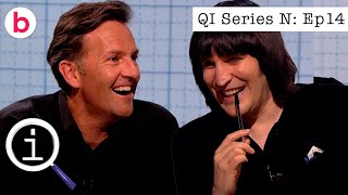 QI Series N Episode 14 FULL EPISODE  With Noel Fielding Colin Lane amp Sarah Millican [upl. by Pacheco462]