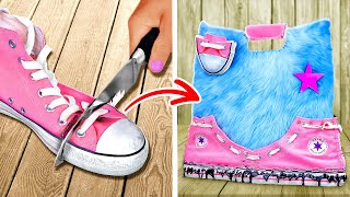 Convierte Cosas Viejas en Accesorios Elegantes 👜👟 Increíbles Transformaciones por Ideas en 5 minutos [upl. by Hana]