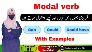 Use of cancouldcould have  modal verbs definition  modal verb in English English learning by sb [upl. by Aynotak878]