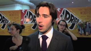 Pride  Ben Schnetzer UK Premiere interviews [upl. by Eleinad]