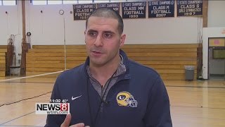 Its been a long winding journey for new Ledyard football coach Jonathan quotDJquot Hernandez [upl. by Zurciram752]