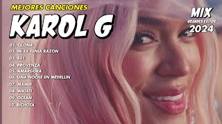 Karol G Mix Grandes Exitos  Karol G Mas Mejores Canciones Popular 2024 [upl. by Nagah]