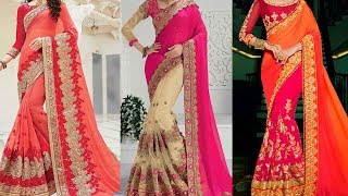 Bollywood Style Saree Draping  5 Gorgeous Ways to Wear Saree for Party with Thin Perfect Pleats [upl. by Clapp]