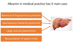 The main uses doses and recent papers for Albumin use in medical practice [upl. by Hannej]